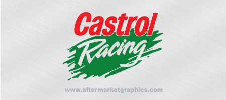 Castrol Racing Decals - Pair (2 pieces)